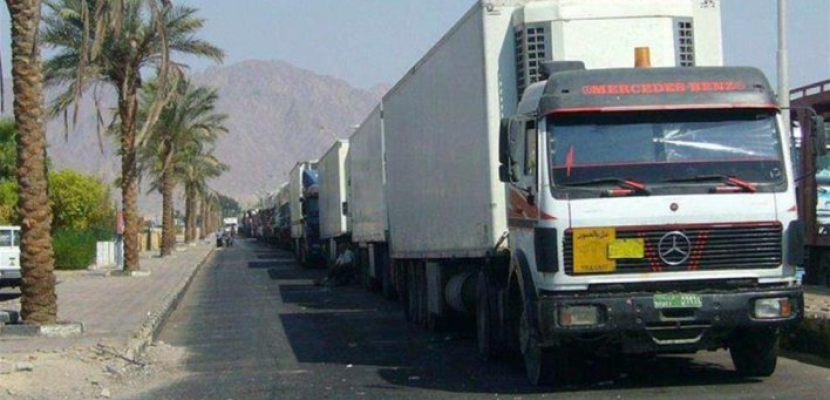 إطلاق سراح أكثر من 60 شاحنة مصرية محتجزة بليبيا منذ 21 يومًا