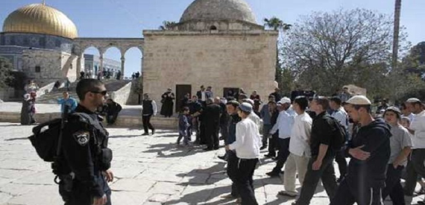 مستوطنون يقتحمون المسجد الأقصى تحت حراسة قوات الاحتلال