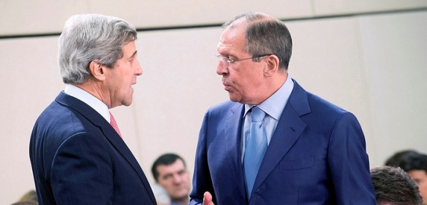 وزير الخارجية الروسي بحث الأزمة السورية في اتصال هاتفي مع كيري