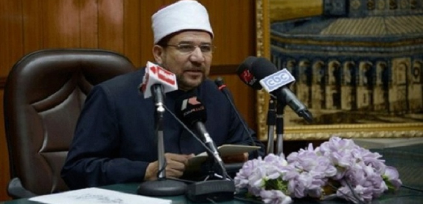 وزير الأوقاف يتلقى رسالتين بدعم الموقف المصري الرافض للتدخل التركي في ليبيا