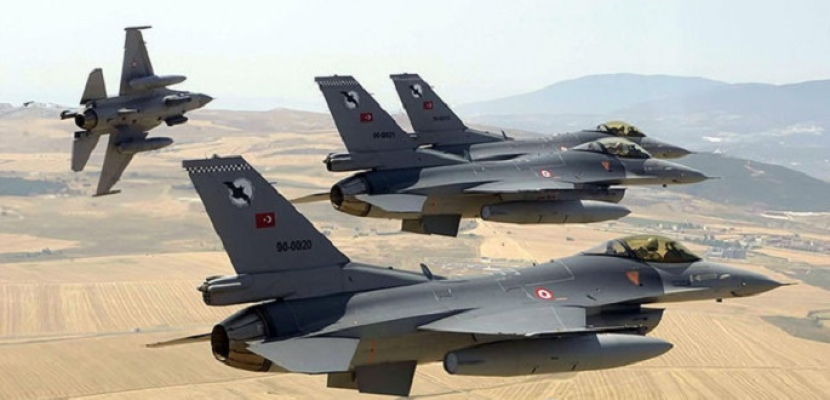 ضربات جوية تركية تدمر أربعة أهداف فى شمال سوريا