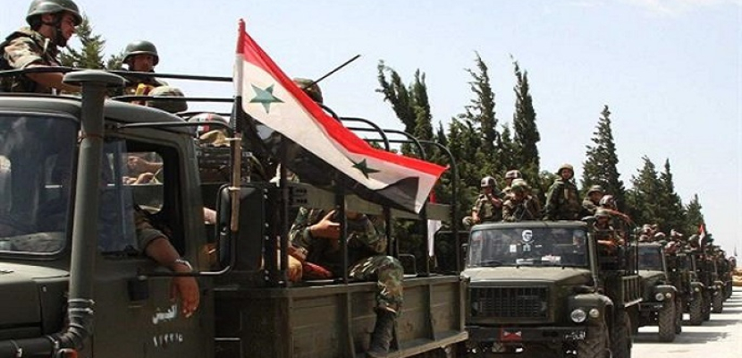 قوات الجيش السوري باتت علي بعد 4 كيلومترات من اخر معاقل داعش بالرقة