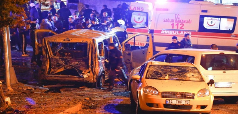 الداخلية التركية تعلن عن إصابة 20 شخصا في انفجار بإسطنبول