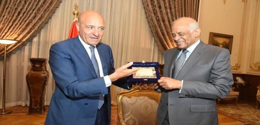 بالصور.. عبد العال : العلاقات مع إيطاليا راسخة ومصر تدعم أمن أوروبا