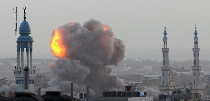 3 اصابات جراء قصف إسرائيلى استهدف موقع عسكرى لحماس شمال غزة