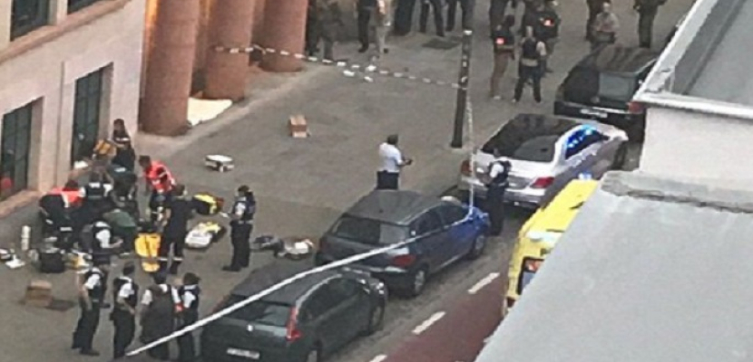 طعن جندي في اعتداء “ارهابي” في بروكسل ومقتل المهاجم