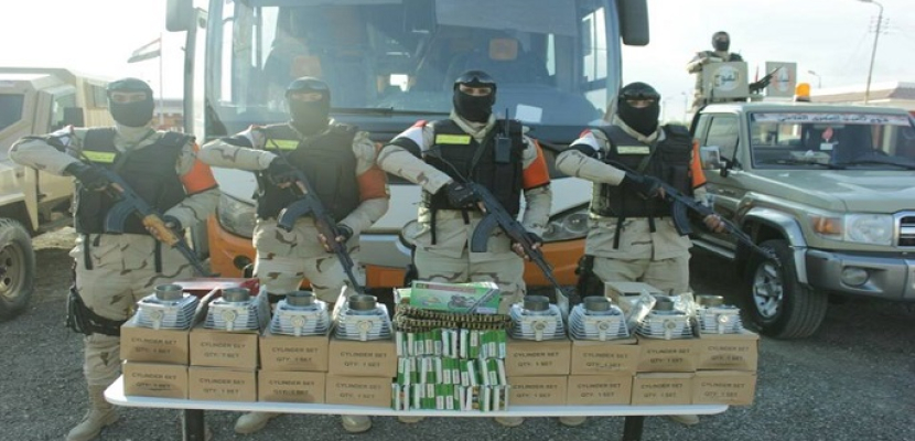 بالصور.. المتحدث العسكري: القضاء على تكفيري وضبط 22 من المشتبه فى دعمهم للعناصر التكفيرية شمال سيناء