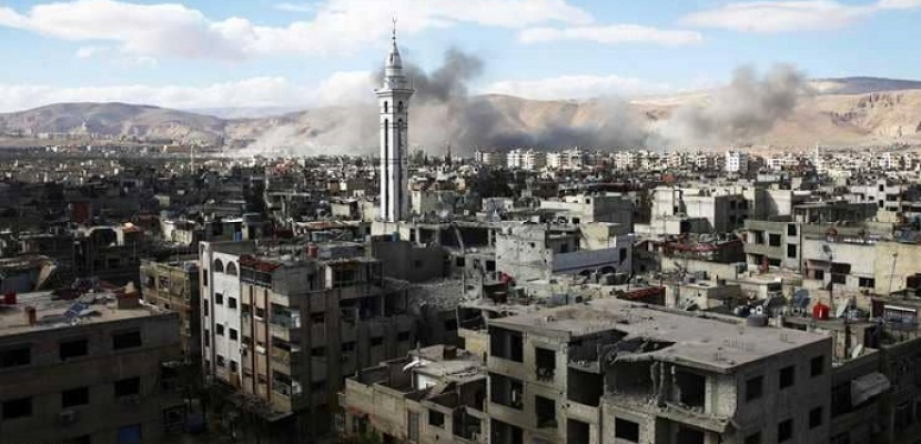 طائرات حربية تقصف دوما بالغوطة في سوريا لأول مرة منذ أيام