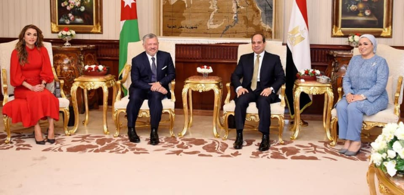 قرينة الرئيس السيسي: سعدت اليوم باستقبال الملكة رانيا في بلدها الثانى مصر