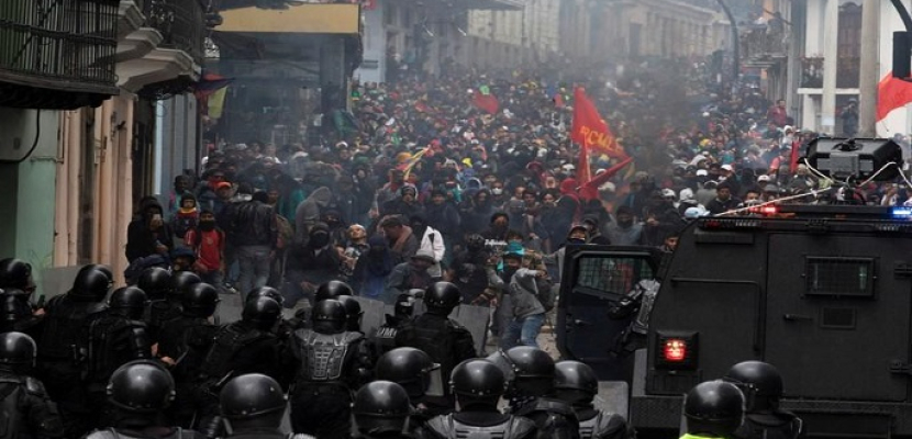 القبض على 275 شخصا في الإكوادور واستمرار الاحتجاجات