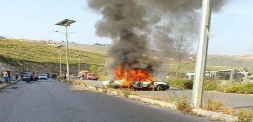 شهيدان بغارة إسرائيلية استهدفت سيارة قرب النبطية جنوب لبنان